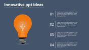 Download our 100% Editable Innovative PPT Ideas Themes